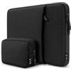 ZYB Custodia PC Portatile 13 Pollici, Custodia per MacBook Neo 13 MacBook Air 13 Pollici M5 M4 M3 M2 2026-2022, MacBook Air/Pro 13 M2 M1 2022 2020-2012, Ipad Pro 12.9 Surface Pro etc 13 Borsa-Nero