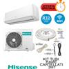 Hisense Climatizzatore Hisense Hi Comfort 12000 Btu + Kit Tubi Rame 3MT Cartellati Inverter R32 A++/A+ Wifi Integrato