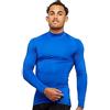 Nike PRO Top Mock Long Sleeve, Maglie A Manica Lunga Unisex-Adulto, Game Royal/Nero/Nero, XL