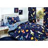 Bedlam, 52% poliestere,48% cotone Set copripiumino, blu