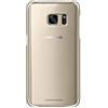 Samsung Clear Cover per Galaxy S7, Oro/Trasparente