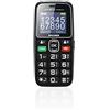 Brondi Amico Unico, Telefono cellulare GSM per anziani con tasti grandi, tasto SOS e funzione da remoto, dual SIM, volume alto, Nero