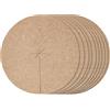 La cordeline Set di 10 Dischi di pacciamatura, Feltro di Iuta, 700 g/m², 30 cm CJN10E-L10 Naturale