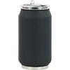 YOKO DESIGN - Thermos a Forma di lattina, in Acciaio Inox, 13 cm Gomma Nera Morbido