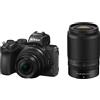 Nikon Z50 con obiettivi NIKKOR Z DX 16-50 VR e 50-250 VR