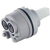 Ibergrif M90508, Cartuccia a Dischi Ceramicii con Uscita Laterale 35mm