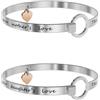 KIDULT - Bracciale in acciaio 316L e Pvd Rosè | Family