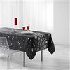 douceur d'Intérieur Tovaglia Rettangolare 150 x 240 cm Stampa Argento Costellazione, Poliestere, Antracite, 240 x 150 cm