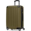 Hauptstadtkoffer Spree - Valigia rigida di medie dimensioni, TSA, 4 ruote, trolley, valigia da viaggio, espandibile, 65 cm, 74 litri, Avocado