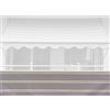 Angerer Paravista per Balcone Design No. 8300 Marrone-Beige, 90 cm, Lunghezza: 6 Metro