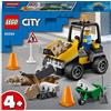 LEGO 60284 City Ruspa da Cantiere, Set di Costruzioni Mini Camion Giocattolo con Pala Frontale e Minifigure, Giochi per Bambini e Bambine, Idee Regalo