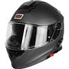 Origine Helmets 204271723600003 Delta Solid Matt Casco Apribile con Bluetooth Integrato, Titanio, S