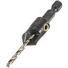 Trend Snappy Svasatore in acciaio utensile 12,7mm con punta HSS 3,2mm, sistema a sgancio rapido, ideale per tappi di legno, SNAP/CS/10A