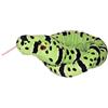 Wild Republic Plush Snake Sonaglio di Roccia Verde, Serpente di Peluche, Regalo per Bambini, Peluche per Bambini, Imbottitura Realizzata Partendo da Bottiglie Riciclate