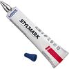 Markal 96657 - Pennarello, punta a sfera, 3 mm, in acciaio, colore: Blu