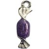 INNSPIRO Ciondolo metallico NICE CHARMS caramello viola 5x17mm. 25u., 7x20mm., Metallo, Nessuna pietra preziosa