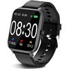 Choiknbo Smartwatch Uomo Donna, Orologio Fitness con Chiamate,1.69 Smart Watch Monitor per Android/iOS, 24H Cardiofrequenzimetro