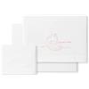 Interbaby Set 3 pezzi - Lenzuolo culla - Unicorno Nuvole bianco y rosa