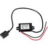 Walfront Convertitore DC-DC Modulo Convertitore DC Buck da 12V/24V a USB 5V 3A Convertitore di Alimentazione per Auto Adattatore di Alimentazione in Uscita