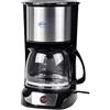 elta Germany Elta KME-1000.2 - Macchina da caffè in acciaio INOX, 1,5 l, 800 Watt, filtro permanente per caffè, colore: Nero