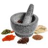 BROWIN® Mortaio da cucina con pestello in granito 312008 | Ø 13 cm | Tritatutto per noccioline, spezie, frutta secca, pepe o erbe | Qualità tradizionale per capolavori culinari