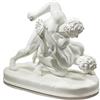Design Toscano PD1908 Statua Ellenistica Legato Lottatori Greci, Bianco, 15x24x23 cm