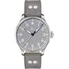 Laco Orologio da aviatore, orologio automatico, cassa in acciaio inox, vetro zaffiro, 5 bar, made in Germany, Herren