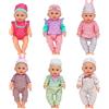 deAO Set di 6 vestiti per bambole da 13 a 14 pollici,Giocattoli per bambole appena nati Dress-Up,Vestiti per bambole alla moda,Grande aggiunta al set di bambole,Regalo per bambini