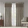 Madison Park Aubrey - Tenda a 2 pannelli in finta seta jacquard con motivo cachemire, con tasca per asta, per soggiorno, cucina, camera da letto e dormitorio, 2 pezzi, 127 x 213 cm, colore: tortora