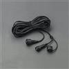 Konstsmide 4801 - 007//10 m cavo di prolunga/Sistema LED per esterno (IP44)/Soft cavo nero