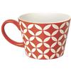 Excelsa Etnika Tazza Jumbo 415 ml, Porcellana, Rosso, 11x11x8 cm