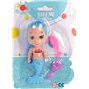 FLYPOP'S - Mini Sirena - Giocattolo per Bambini - 018560LIN - Colore Casuale - Plastica - Bambola - Manichino - Universo Marino - 14 cm x 5 cm - A partire dai 3 anni