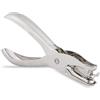 G4GADGET Brillaint Style - Perforatore a foro singolo, perforatore in metallo cromato, capacità 10 fogli