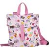 Peppa Pig Piccolo giorno - Zaino mini corriere per bambini + 24 mesi, in cotone, apertura ampia, spallacci regolabili, etichetta nome rosa, 30 x 28 cm, 8,4 L, Rosa, taglia unica, Classico