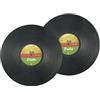 Munus International Foodesign Vinile, Set di due sottopiatti, Colore nero, KITH-21