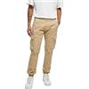 Urban Classics Washed Cargo Twill Jogging Pants Pantaloni, Beige Union, 42 Uomo