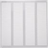 Vent Systems Griglia di ventilazione bianca con zanzariera, 400 x 400 mm Applicazioni impiantistica riscaldamento, raffreddamento e ventilazione Griglia di ventilazione per interno ed esterno