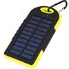 Generico Power Bank Solare Carica Batteria Energia Solare 20000mah Carica Cellulare Portatile (Yellow)