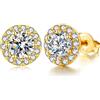 jiamiaoi Orecchini Donna Diamante Orecchini Donna Oro Brillantino Orecchino con Zirconi Argento 925 da Donne