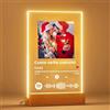 NOVASGAFF Regalo Fidanzata Fidanzato Targhetta Spotify Personalizzata Lampada Targa Spotify Glass Personalizzato Foto Regalo Natale San Valentino Anniversario per Lui e Lei | Regalo Donna Amica Compleanno