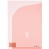 Dohe 91321-Dossier doppio di due tasche interne, formato A4, colore: rosso