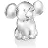 Zilverstad - Salvadanaio Elefante seduto - Argentato