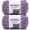 Bernat Velluto grigio orchidea filato - 2 confezioni da 300 g/10,5 oz - poliestere - 5 ingombranti - 300 metri - maglia/uncinetto