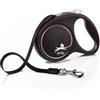 FLEXI Guinzaglio automatico Black Design M cinghia 5 m nero