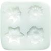 silikomart | Stampo in Silicone per Pasta di Zucchero Flower, Stampo per Decorazioni Torta, Tema Principe, Misure 155 x 140 x 40 mm,