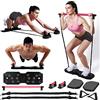 ACROPAQ Home Gym '14-in-1 set' con pedana per sollevamento pesi, rullo per addominali