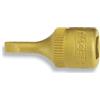 Hazet 8503-0.6X3.5 Inserto Chiave a Bussola per Giraviti, Oro, Attacco Quadro, Cavo, 6.3 mm 1/4 di Pollice