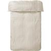 Jotex LINJE - Copripiumino 155 x 220 cm, colore: Bianco naturale