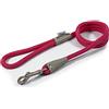 Ancol Viva Corda Riflettente E Vera Pelle Snap Lead 107 X 1.0Cm. Rosa
