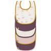 LÄSSIG Set di bavaglini per bambini (5 pezzi) con chiusura a strappo in cotone impermeabile/Value Pack Bib Little Water Swan